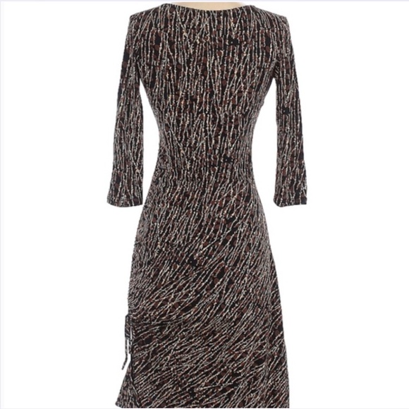 BCBG Max Azria Mod Stem Print Silky A-Line Dress XS - Picture 2 of 4